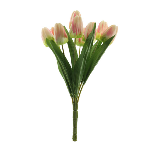 Essential Tulip Bunch - Pink/Light (40cm)