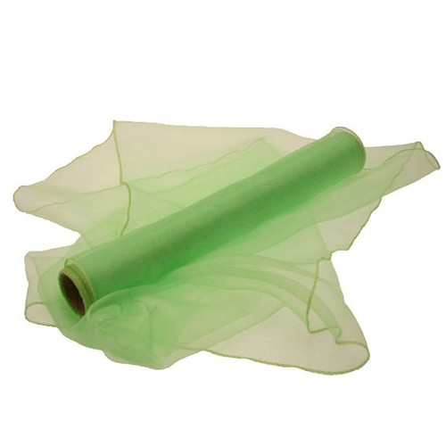 Lime Organza Roll (40cm x 9m)