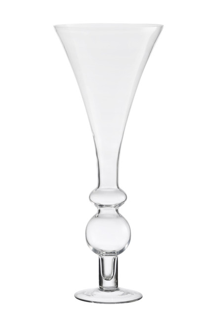 Apollo Flared Clear Glass Vase (55cm)