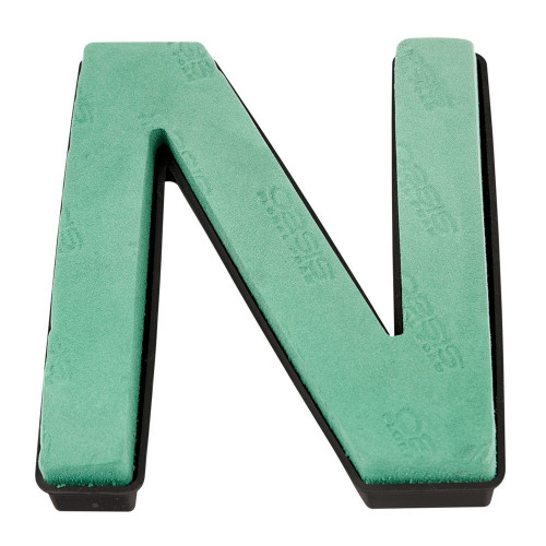 "N" OASIS® NAYLORBASE® Eco-Base Quick Clip Floral Foam Tribute Letters
