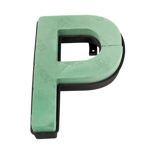 "P" OASIS® NAYLORBASE® Eco-Base Quick Clip Floral Foam Tribute Letters