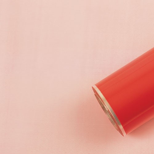 Cello Wrap (Tinted Premium) - Plain Red (Blush)