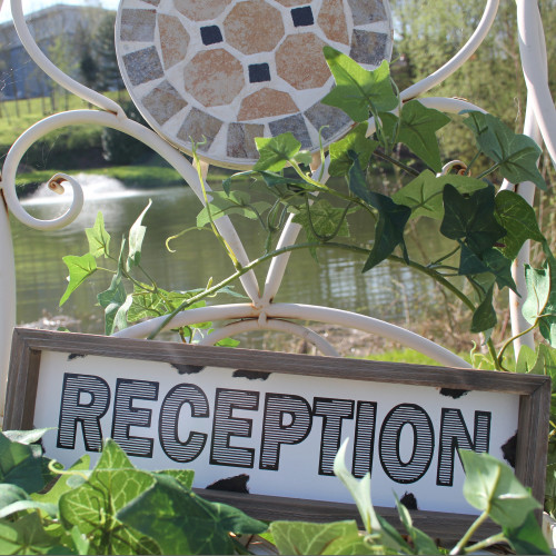 Reception Sign