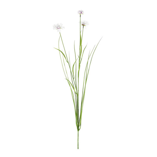 Botanica White Cornflower (69cm)
