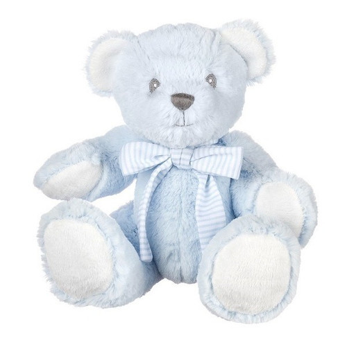 Soft Toy Bear - Suki Gifts Baby Hug-a-Boo Teddy Rattle Blue