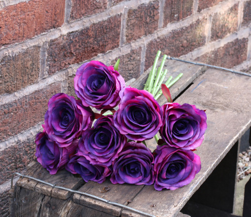 Rose Bundle Dark Purple 