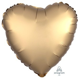 Foil Balloon - Plain Gold Circle Satin (18"/45cm)