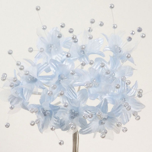 Baby's Breath Artificial Flower - Pale Blue (12 Stems)