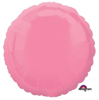 Foil Balloon - Plain Pink Circle (18"/45cm)