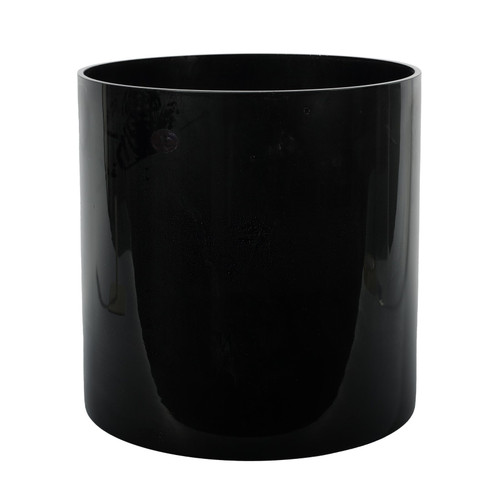 Cylinder Vase - Black Gloss - H25x25cm