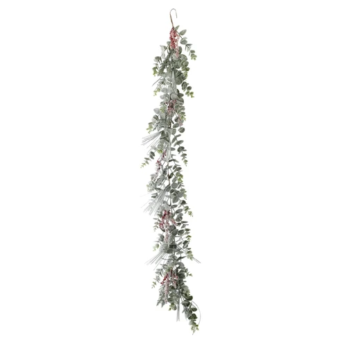 Snowy Eucalyptus & Berry Garland (183cm)