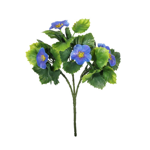 UV Exterior Purple Junglist Pansy Bush (21cm)