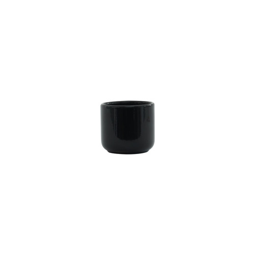 Hortus Havana Glossy Black Ceramic Pot (7cm)