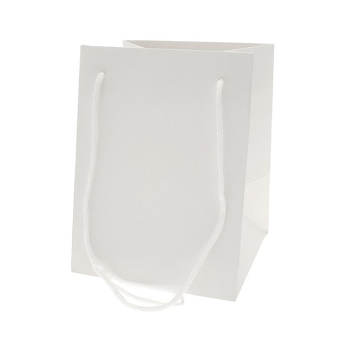 Hand Tie Gift Bag (Tall) - White
