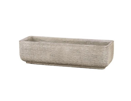 Cream Textured Elemental Hortus Trough (13cm x 50cm x 15cm)