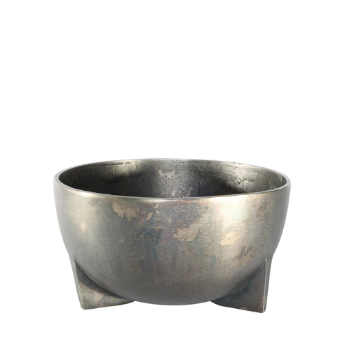 Antique Silver Poseidon Bowl (12.5 x 22cm)