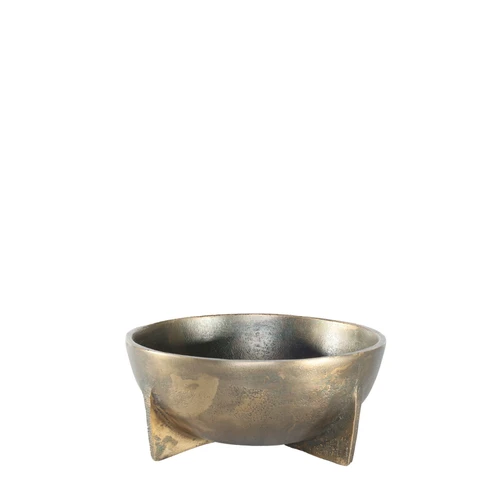 Antique Gold Poseidon Bowl (7.5 x 17cm)