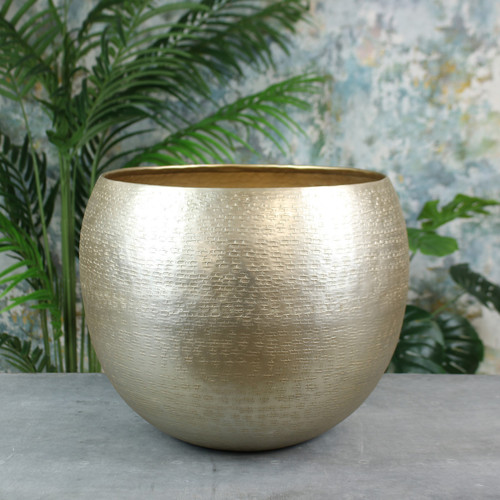 Matt Champagne Hampstead Planter (Medium)