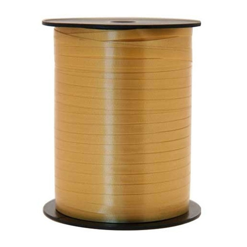 5mm Poly Curling Ribbon Tie - Gold