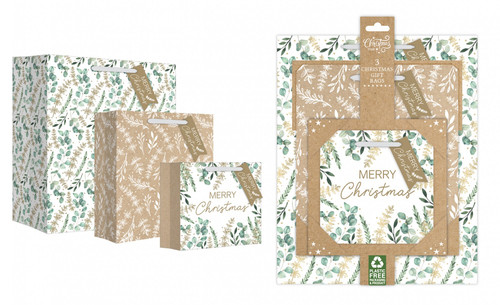 Eco Eucalyptus Gift Bags (Pack Of 3)