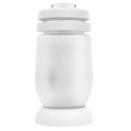 Memorial Candle Lantern - Bolsius White with Lid