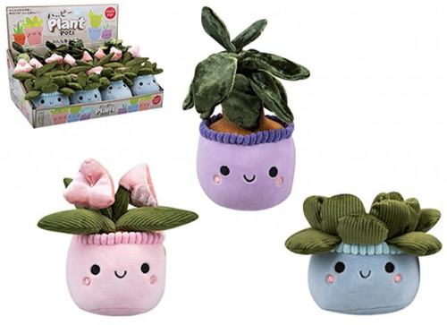 14cm Plush Potted Plants (Assorted)    