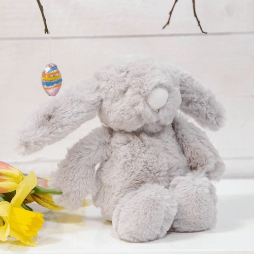 Bambino Grey Plush Rabbit Medium (18cm)