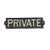 Private Garden Sign