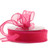 30mm Wired Edge Plain Organza Ribbon - Pink (Hot)