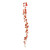Orange Maple Ivy Garland (180cm) 86 Lvs