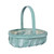 Softwood Trug with Handle - Green