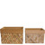 Rectangular Natural Woven Effect Boxes (Set of 2)