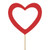 Heart Pick - Fool For You Heart Red (Short Cane)