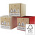Winter Tree Wooden Cube Planters (Assorted Designs)