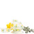 38mm Organza Ruffle Ribbon - Yellow Flowers