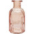 Bottle Glass Vase - Flora - Pink (13.7cm)