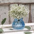 Bubble Jar Glass Vase - Veneto - Blue (7.5cm)