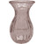 Fluted Flare Top Glass Vase - Harper - Grey (14cm)