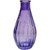 Bud Glass Vase - Vintage Fluted - Lilac (14cm)
