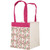 Jute Plant Bag - Berry Spray