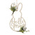 Spring Decoration - Hanging Bunny Shaped 'Hello Spring' Wooden Sign (36cm)