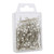 4cm Round Pins - White Pearl x 144