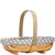 Trug Basket - Softwood Dotty Grey (30.5cm L)