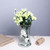 Hand Tie Hour Glass Vase - Infinity - Clear (20cm)