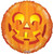 Foil Balloon - Halloween Pumpkin Lantern Face (18"/45cm)