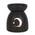 Oil/Wax Burner - Black Mystical Cut Out Moon