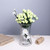 Hand Tie Glass Vase - Curling Wave Clear (20cm)