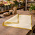 Cello Wrap (Pre-Cut Sheets) Korean Style - Cream with Gold Border