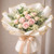 Cello Wrap (Pre-Cut Sheets) Korean Style - Cream with Gold Border