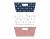 Hamper Box - Christmas Foiled Design (Assorted Designs)